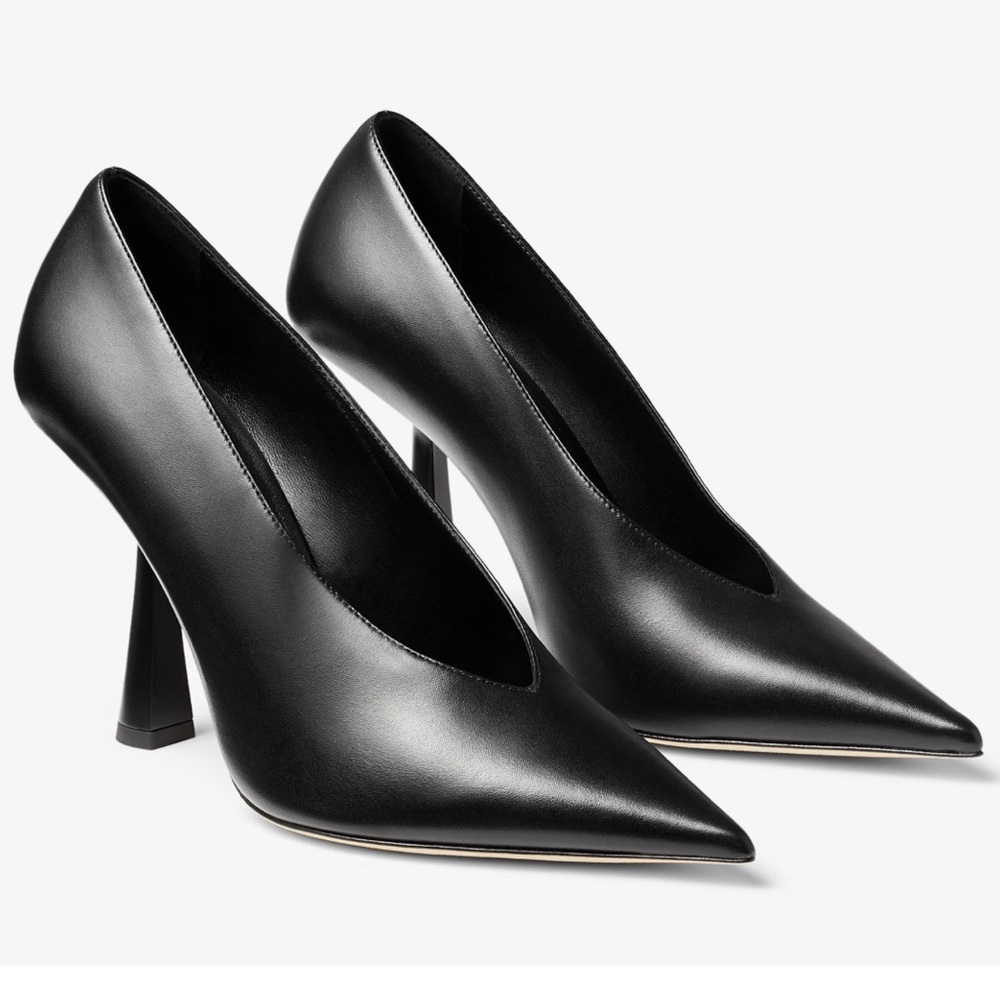 Jimmy Choo Elegant Black 100 mm Women's Pumps
